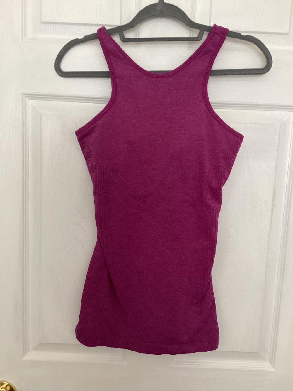 Lululemon Ebb to Street Racerback Tank Top Magenta Pink size 8